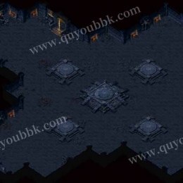 暗夜异界窟通用地砖地图素材